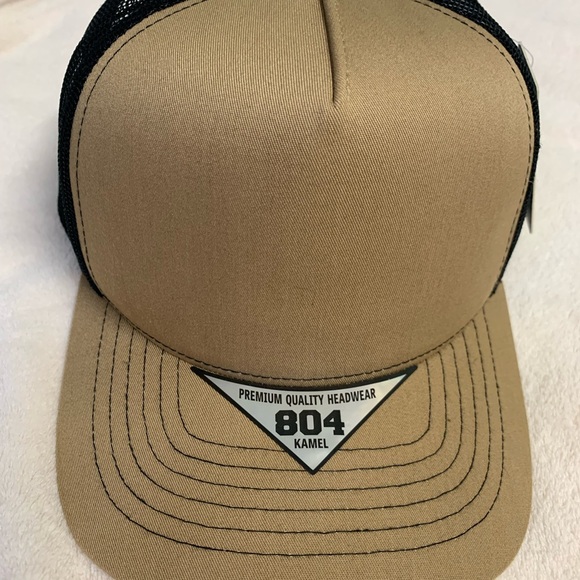 2 for $25 🆕 Mesh High Crown Slight Curve Trucker Adjustable Cap Baseball Cap - Picture 3 of 9